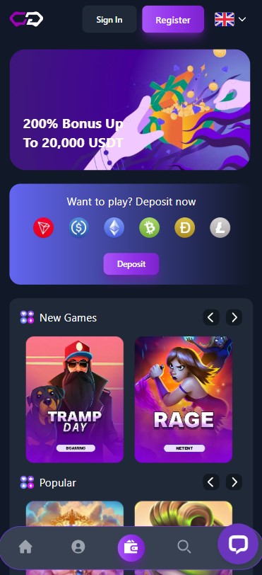 Explore Crypto-Games mobile app
