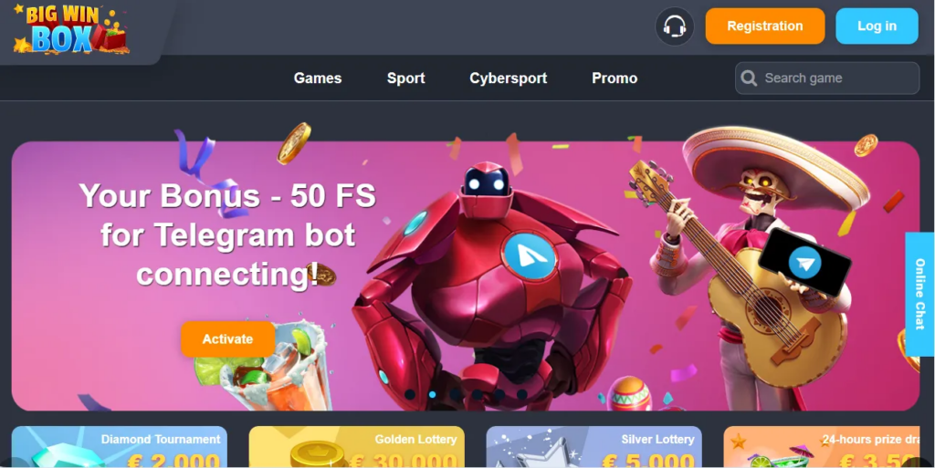 Big Win Box Casino bonus