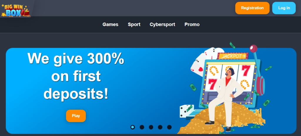 Big Win Box Casino deposit offers
