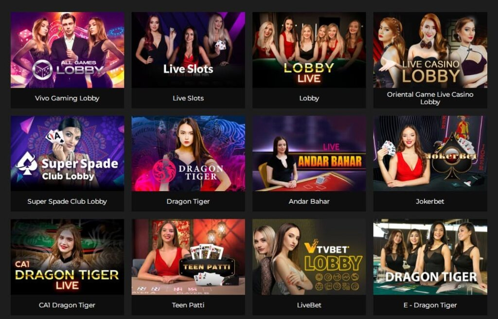 Orion Spins Casino live games