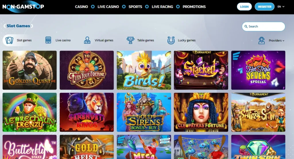 Play games at Non-Gamstop casino
