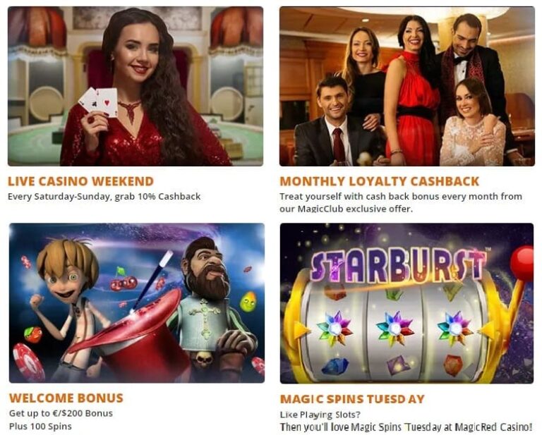 Promotions at Magic Red Casino