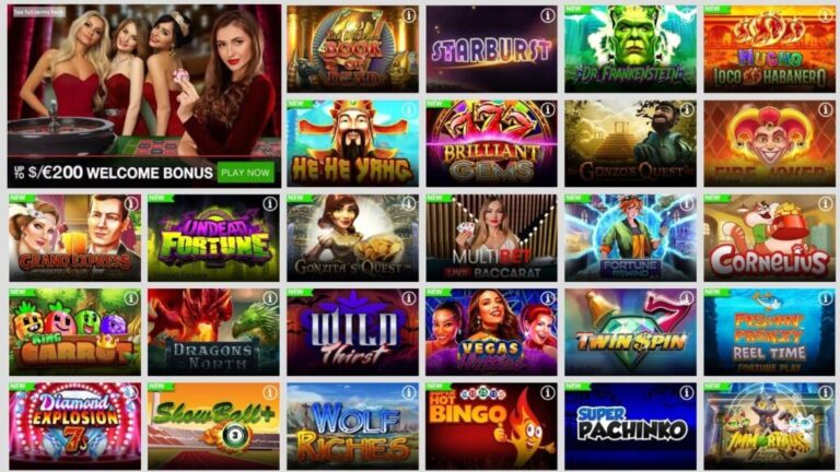 GAmes at Magic Red Casino