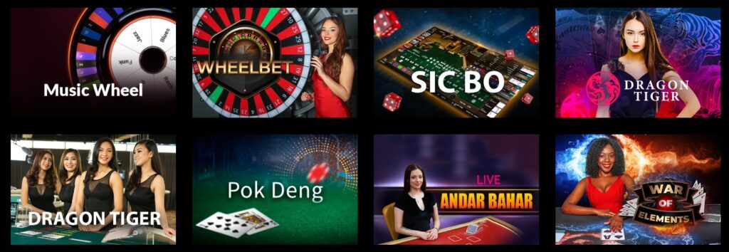 Tropical Wins Casino type of games