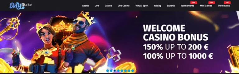 MyStake Casino main banner