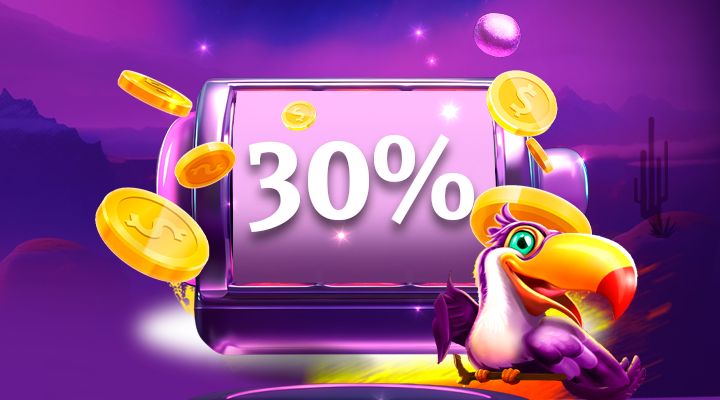30% Daily Cashback on Slots