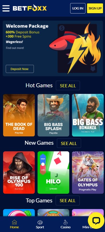 Mobile App BetFoxx