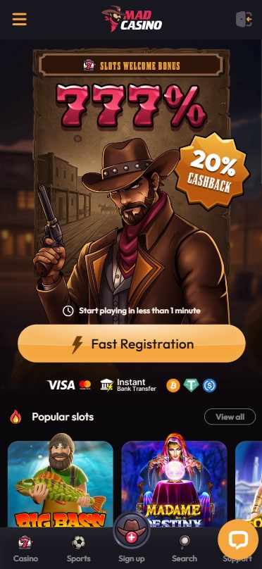 MadCasino Mobile App