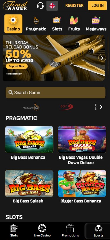 Learn Finestwager Casino mobile app