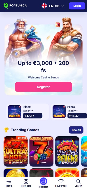 Discover Fortunica Casino mobile app