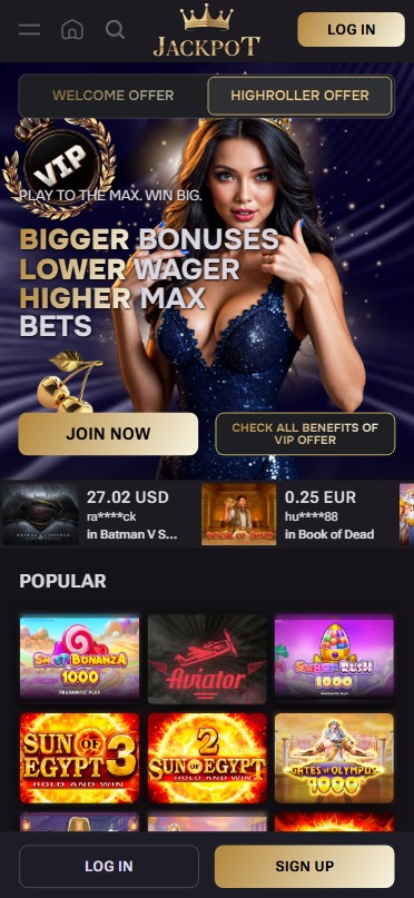 Explore Jackpot Casino mobile compatibility